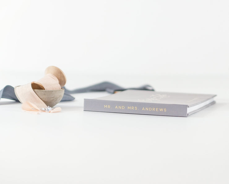 Real Foil Wedding Guest Book #040 by Starboard Press