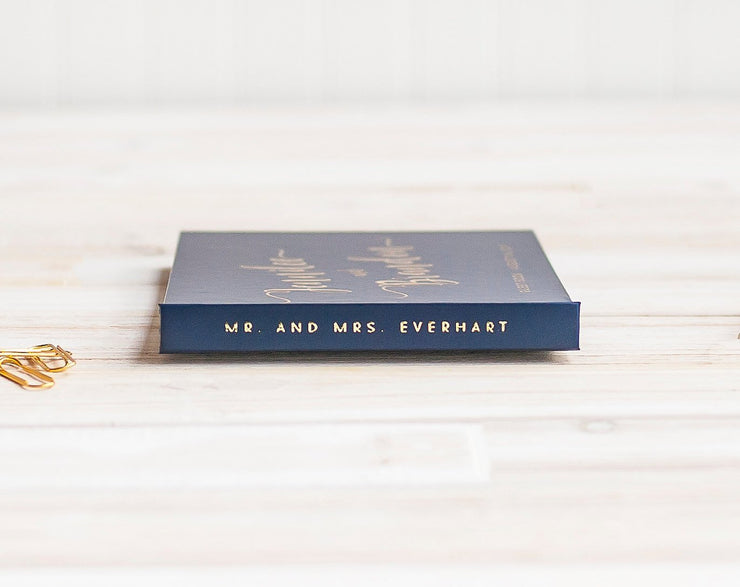 Real Foil Wedding Guest Book #041 by Starboard Press