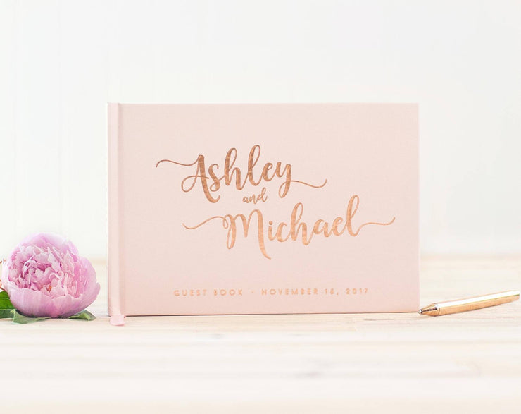 Real Foil Wedding Guest Book #049 by Starboard Press