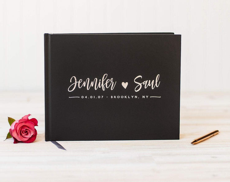 Real Foil Wedding Guest Book #050 by Starboard Press