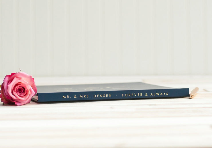 Real Foil Wedding Guest Book #051 by Starboard Press