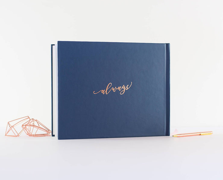 Real Foil Wedding Guest Book #056 by Starboard Press