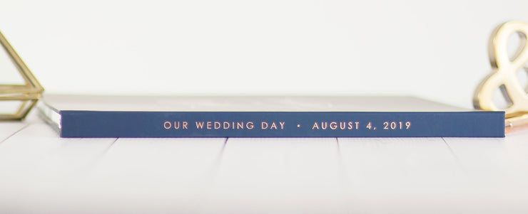 Real Foil Wedding Guest Book #059 by Starboard Press