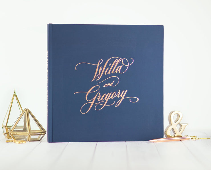 Real Foil Wedding Guest Book #059 by Starboard Press