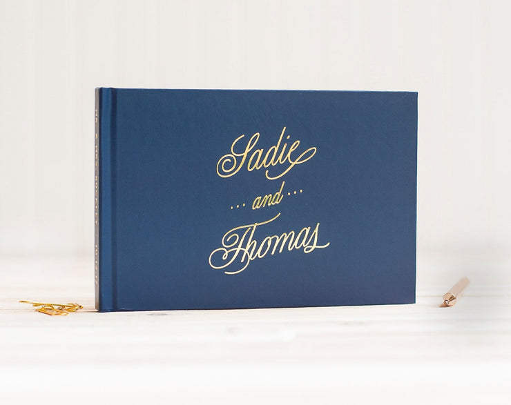 Real Foil Wedding Guest Book #063 by Starboard Press