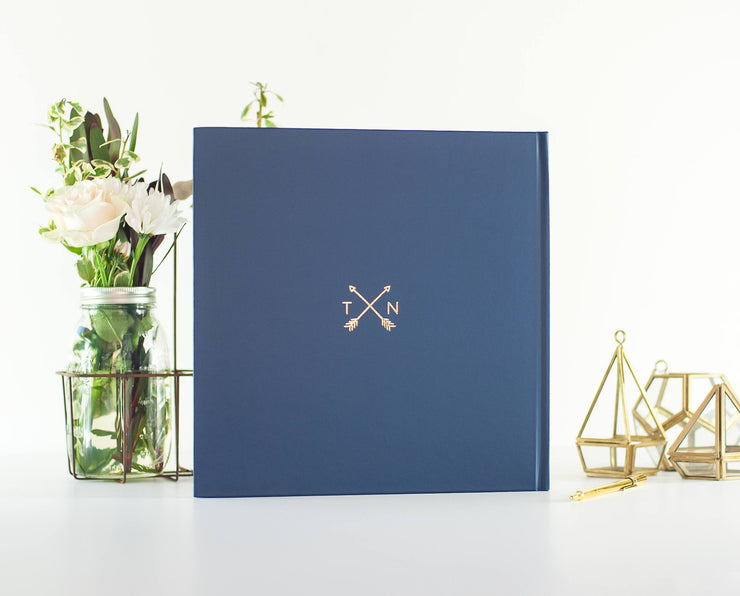 Real Foil Wedding Guest Book #074 by Starboard Press