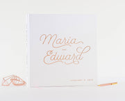 Real Foil Wedding Guest Book #078 by Starboard Press