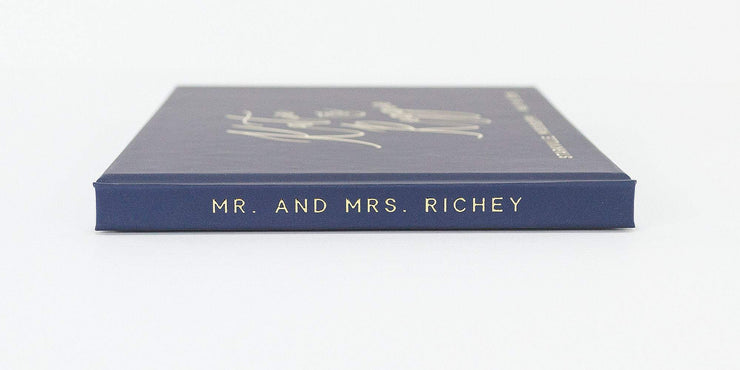 Real Foil Wedding Guest Book #079 by Starboard Press