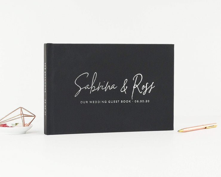 Real Foil Wedding Guest Book #081 by Starboard Press