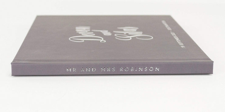 Real Foil Wedding Guest Book #082 by Starboard Press