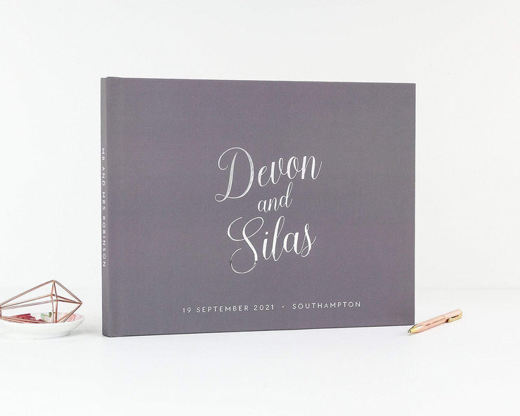 Real Foil Wedding Guest Book #082 by Starboard Press