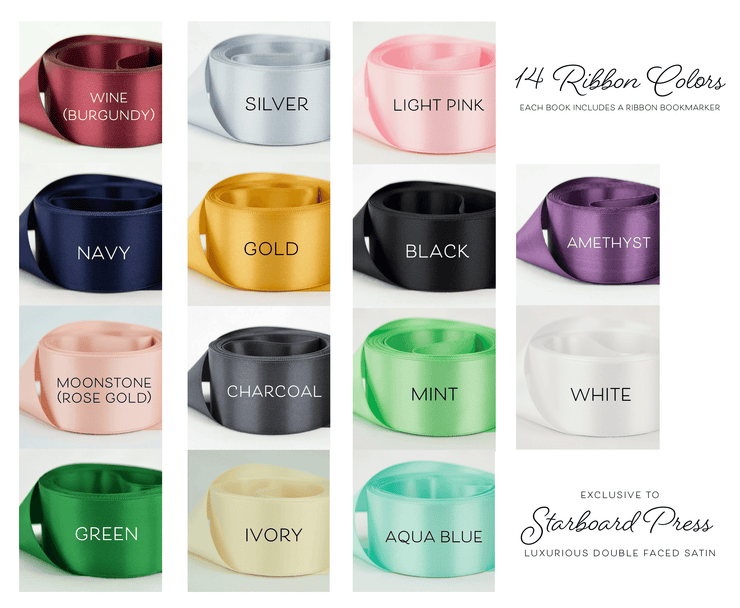 Real Foil Wedding Guest Book #085 by Starboard Press