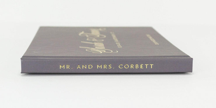 Real Foil Wedding Guest Book #085 by Starboard Press