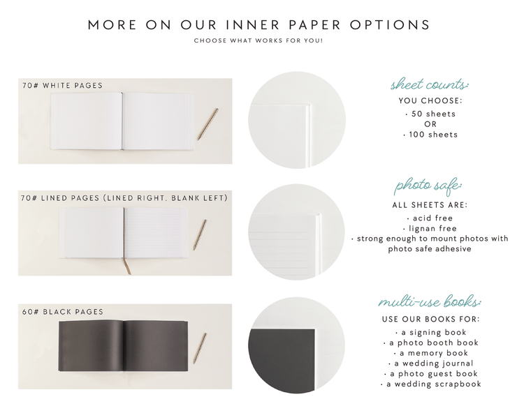 Real Foil Wedding Guest Book #085 by Starboard Press