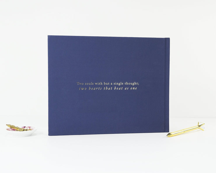 Real Foil Wedding Guest Book #087 by Starboard Press