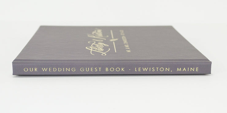 Real Foil Wedding Guest Book #089 by Starboard Press