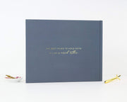 Real Foil Wedding Guest Book #090 by Starboard Press