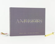 Real Foil Wedding Guest Book #091 by Starboard Press