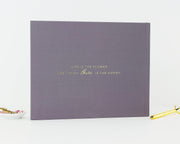 Real Foil Wedding Guest Book #091 by Starboard Press