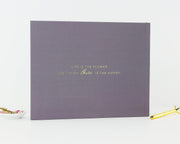 Real Foil Wedding Guest Book #091 by Starboard Press