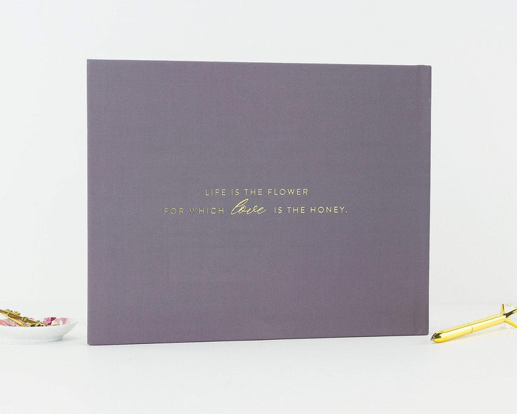 Real Foil Wedding Guest Book #091 by Starboard Press