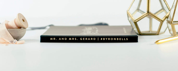 Real Foil Wedding Guest Book #092 by Starboard Press