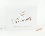 Real Foil Wedding Guest Book #094 by Starboard Press