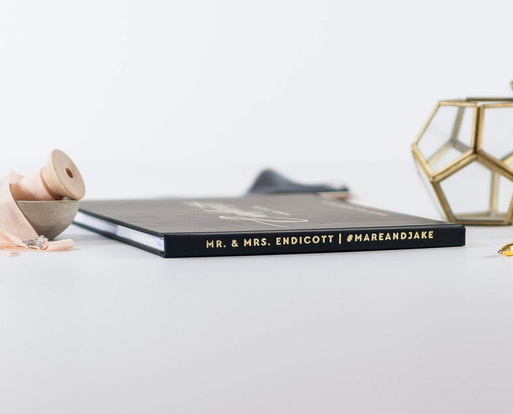 Real Foil Wedding Guest Book #095 by Starboard Press