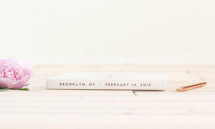 Real Foil Wedding Guest Book #096 by Starboard Press
