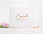 Real Foil Wedding Guest Book #096 by Starboard Press