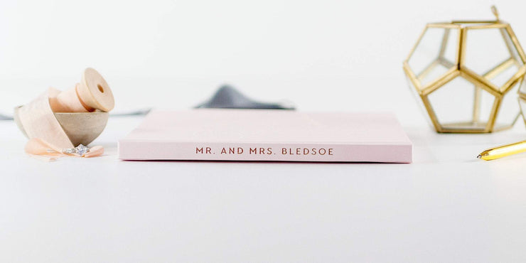 Real Foil Wedding Guest Book #097 by Starboard Press