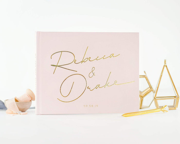 Real Foil Wedding Guest Book #097 by Starboard Press