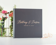 Real Foil Wedding Guest Book #098 by Starboard Press