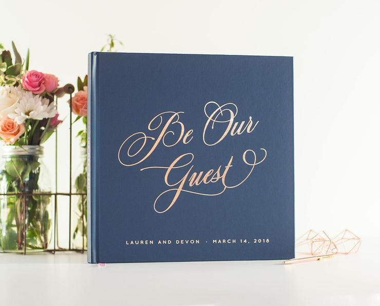 Real Foil Wedding Guest Book #099 by Starboard Press