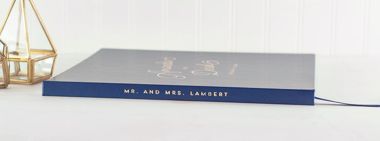 Real Foil Wedding Guest Book #105 by Starboard Press
