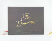 Real Foil Wedding Guest Book #109 by Starboard Press