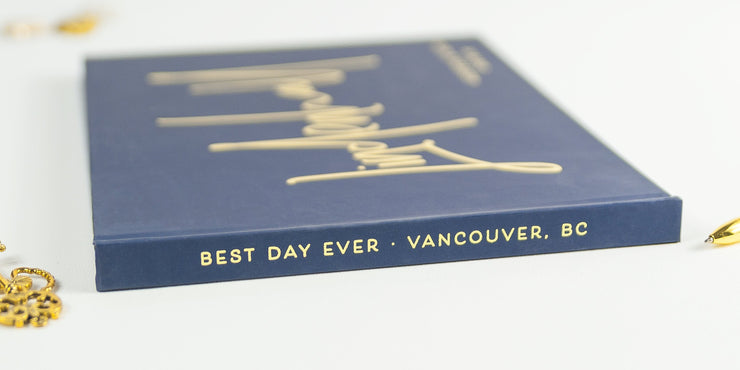 Real Foil Wedding Guest Book #112 by Starboard Press
