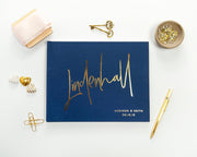 Real Foil Wedding Guest Book #112 by Starboard Press