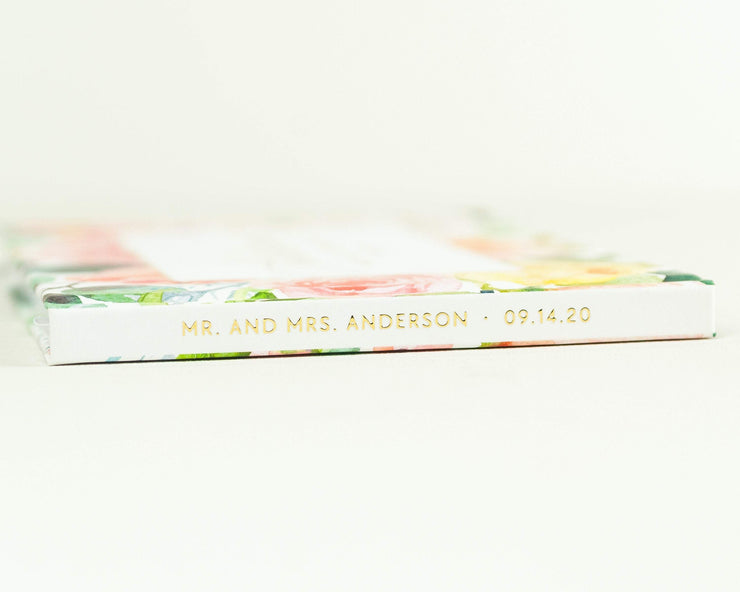 Real Foil Wedding Guest Book #120 by Starboard Press