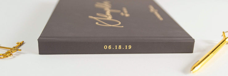 Real Foil Wedding Guest Book #122 by Starboard Press