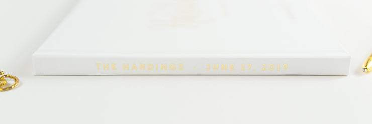Real Foil Wedding Guest Book #130 by Starboard Press