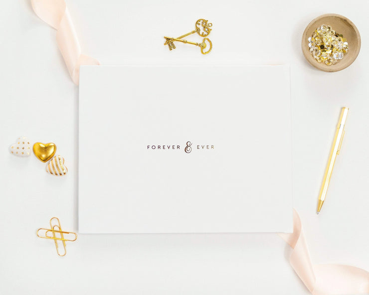 Real Foil Wedding Guest Book #130 by Starboard Press