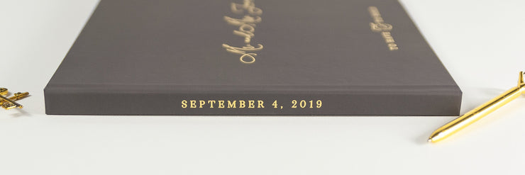 Real Foil Wedding Guest Book #135 by Starboard Press