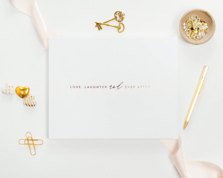 Real Foil Wedding Guest Book #137 by Starboard Press