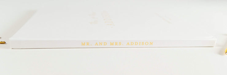 Real Foil Wedding Guest Book #138 by Starboard Press