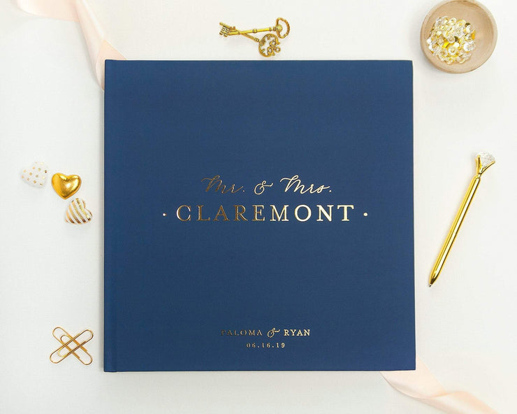 Real Foil Wedding Guest Book #141 by Starboard Press