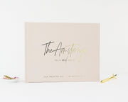 Real Foil Wedding Guest Book #148 by Starboard Press