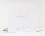Real Foil Wedding Guest Book #149 by Starboard Press