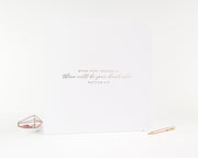 Real Foil Wedding Guest Book #149 by Starboard Press