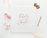 Real Foil Wedding Guest Book #150 by Starboard Press